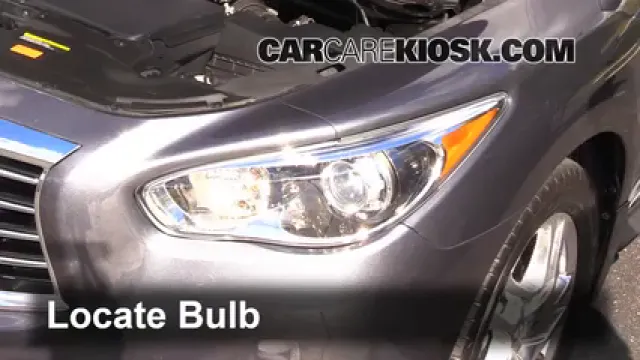 2013 Infiniti JX35 3.5L V6 Luces Luz de carretera (reemplazar foco) 